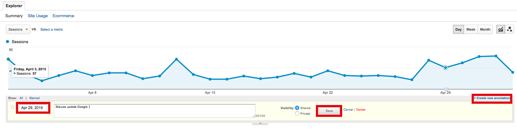 annotations-google-analytics