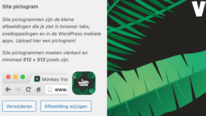 favicon instellen op wordpress website